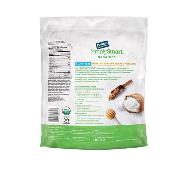 Perdue Simply Smart Organics Gluten Free Breaded Chicken Breast Nuggets - Gambar 3