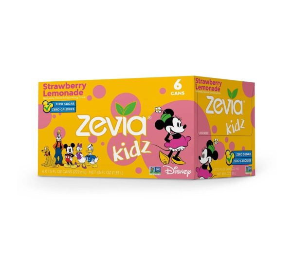 Zevia Kidz Strawberry Lemonade Zero Calorie Soda - Gambar 3